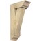 Ekena Millwork Traditional Traditional Rough Sawn Bracket w/ Offset Brace, Douglas Fir, 6"W x 14"D x 26"H BKT0604X14X26TRA01RDF - alternate 1